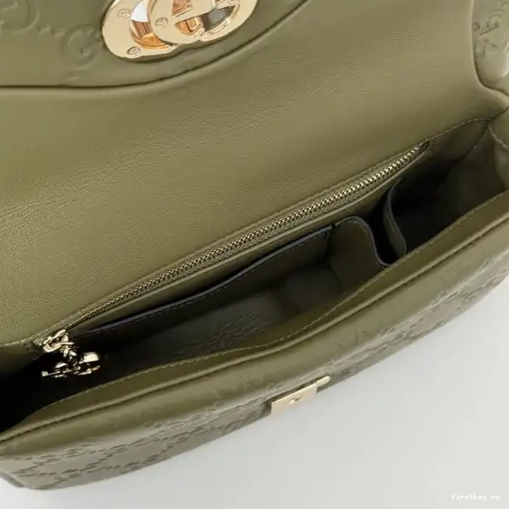 Firstbag ru bag-21*12.5*4.5CM mini handle top GUCCI GG Milano 0616